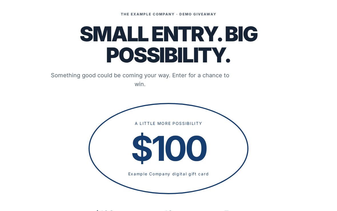 Bold poster template